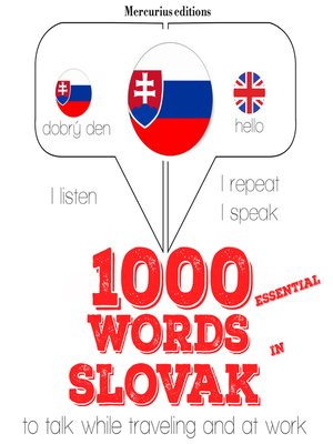 cover image of 1000 essential words in Slovak
